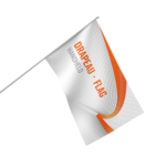 Handheld flag with stick