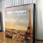 Kiosque velcro pop-up (droit et courbé)
