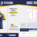 Chandail de cyclisme (Manches courtes avec zip)