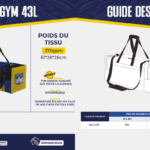 Sac de gym 43L